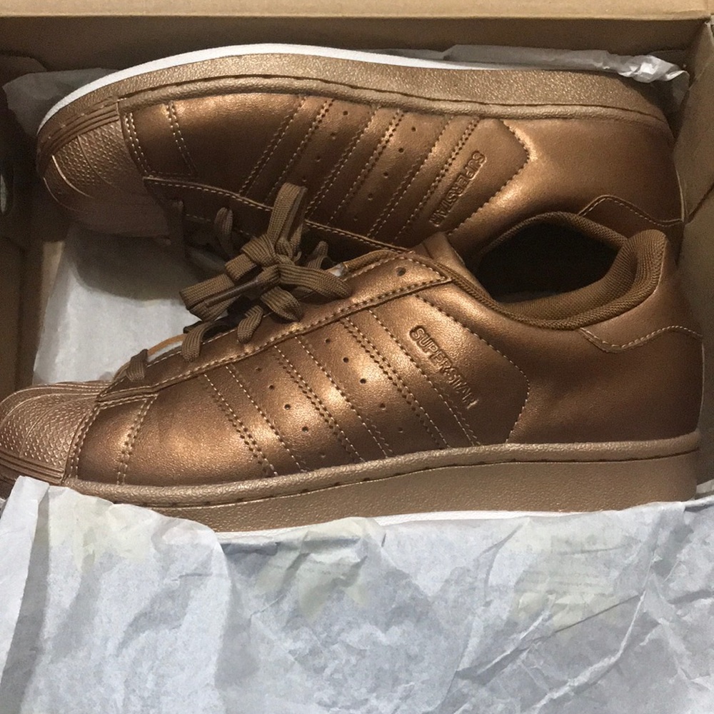 Gold adidas
